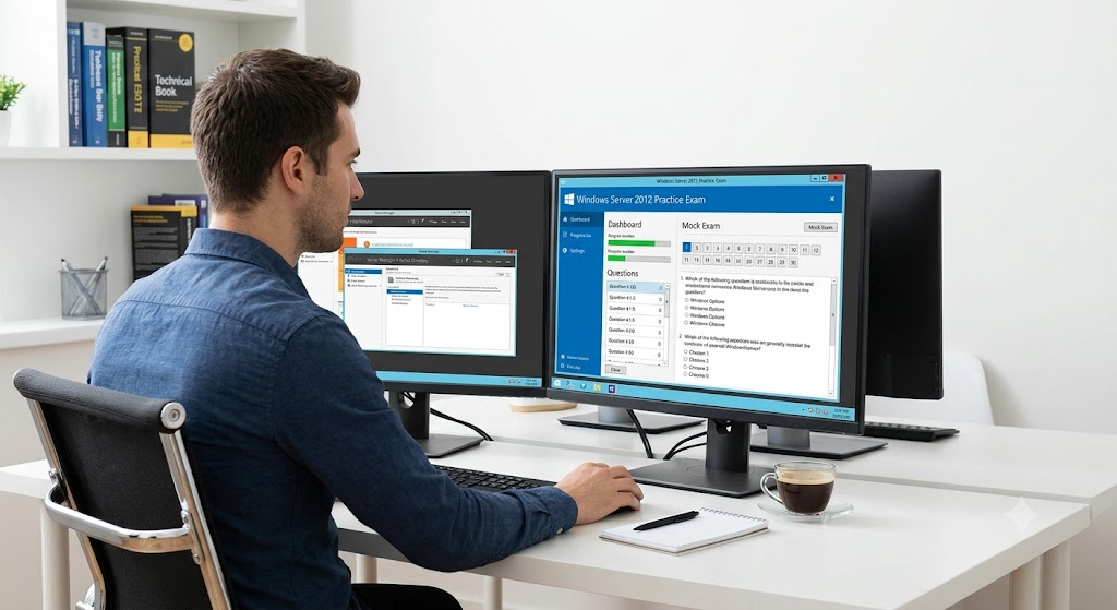 Windows server 2012 Practice Test Banner