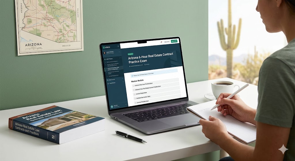 Arizona 6-Hour Real Estate Contract Study Guide Banner