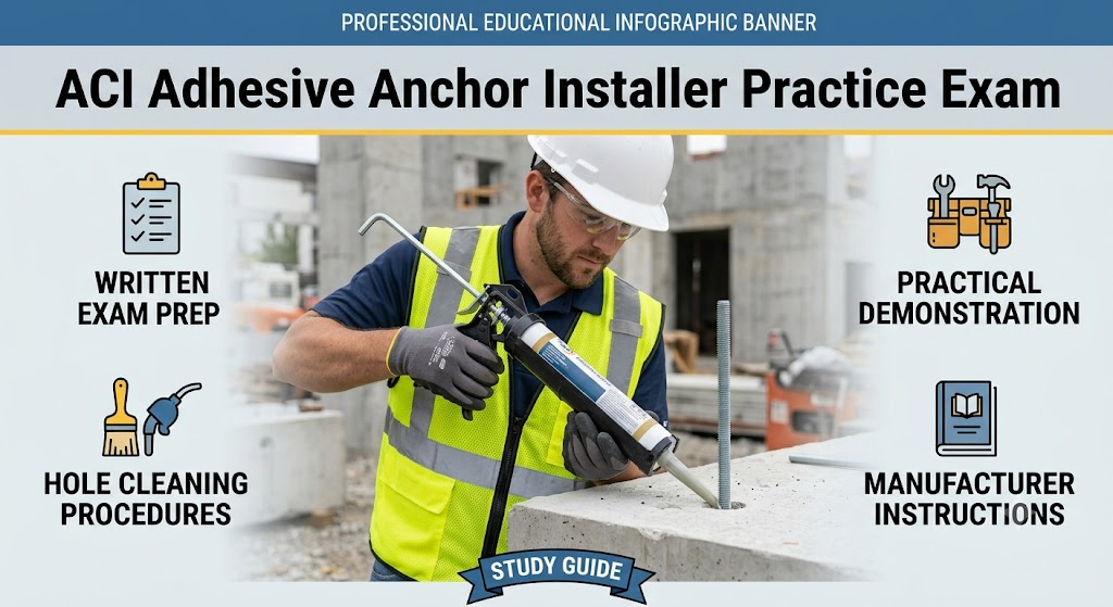 ACI Adhesive Anchor Installer Certification Practice Exam Banner