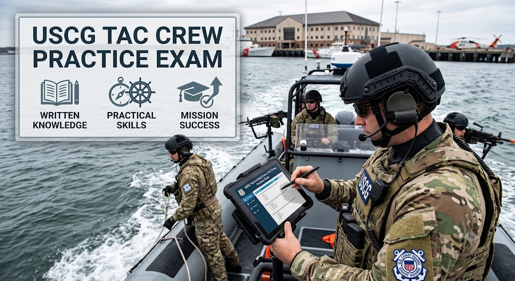 USCG Tactical Boat Crew (TAC Crew) Practice Exam Banner