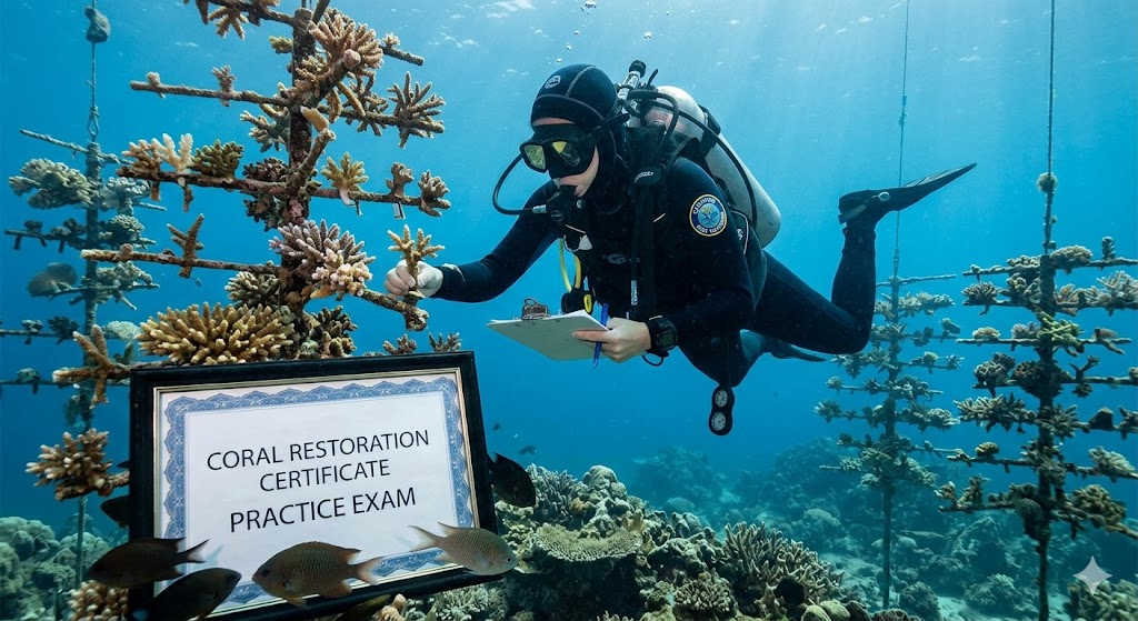 Coral Restoration Certificate Practice Test Banner