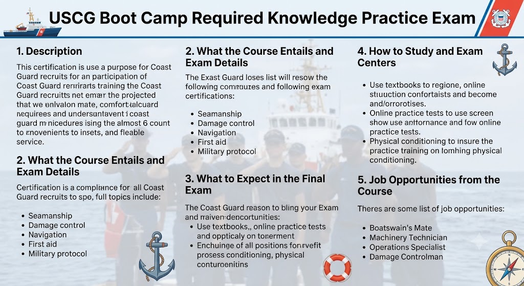 USCG Boot Camp Required Knowledge Practice Test Banner