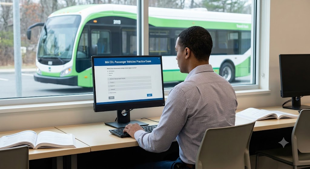 Massachusetts CDL Passenger Vehicles Practice Test Banner