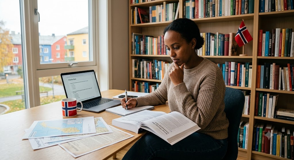 Citizenship Practice Test & Exam Prep | Norway Banner