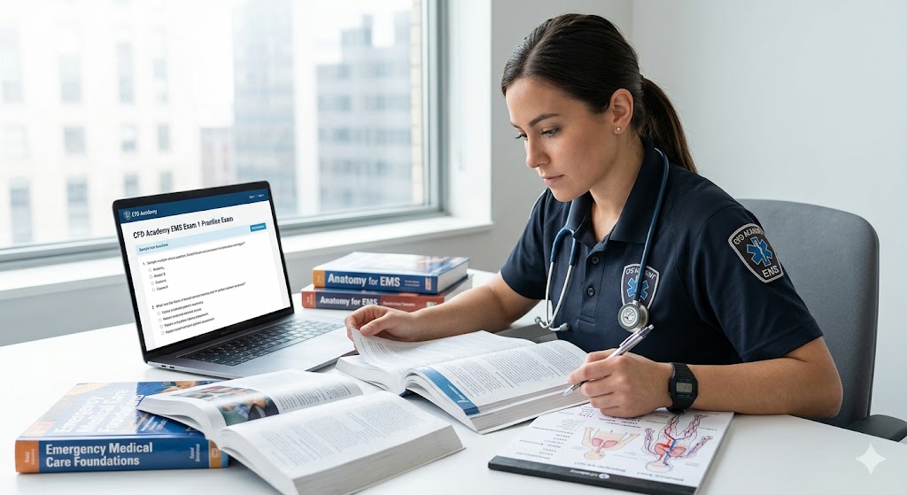 CFD Academy EMS Exam 1 Practice Banner