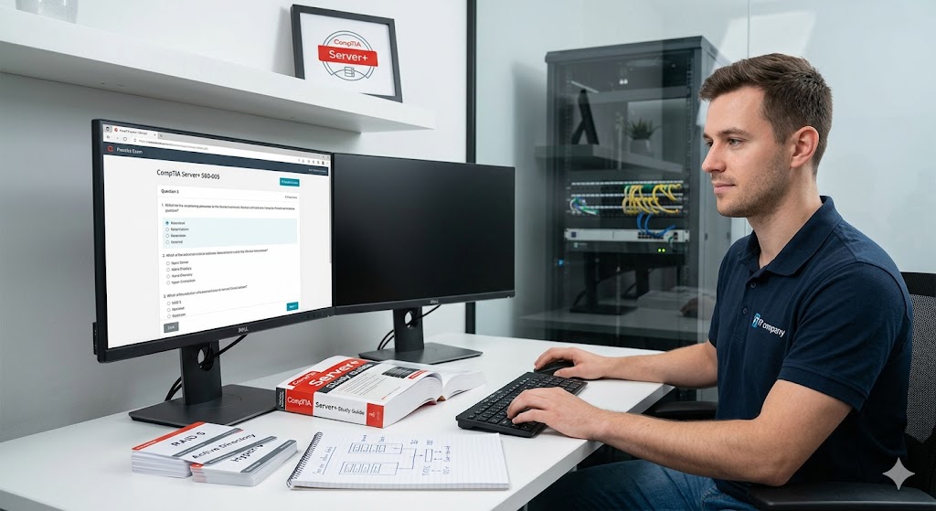 CompTIA Server+ (SK0-005) Practice Exam Banner