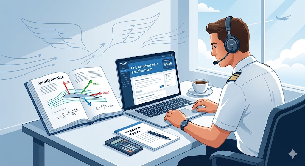 CPL Aerodynamics Practice Exam Banner