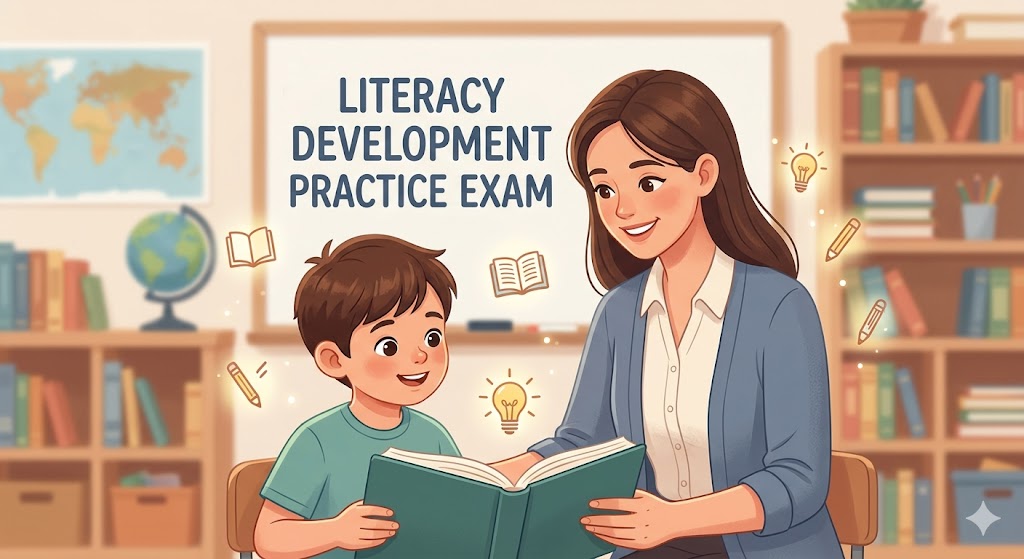 Literacy Development Practice Test Banner