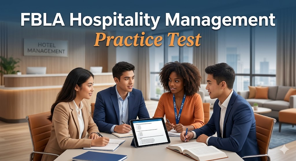 Future Business Leaders of America (FBLA) Hospitality Management Practice Test Banner