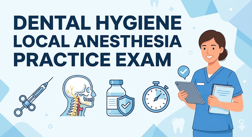 Dental Hygiene Local Anesthesia Practice Test Banner