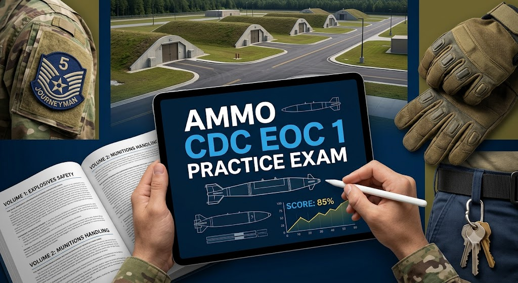 AMMO CDC End-of-Course (EOC) 1 Practice Test Banner