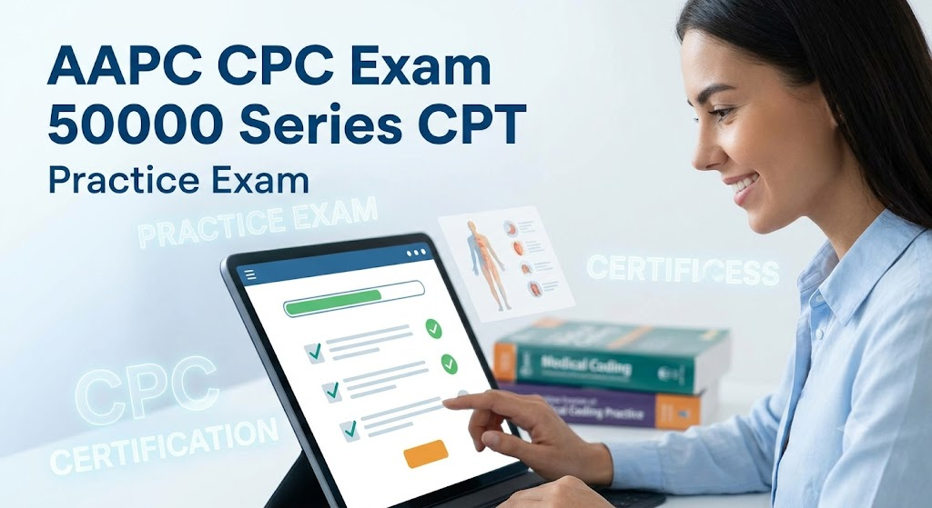 AAPC CPC Exam 50000 Series CPT Practice Test 2026 Banner