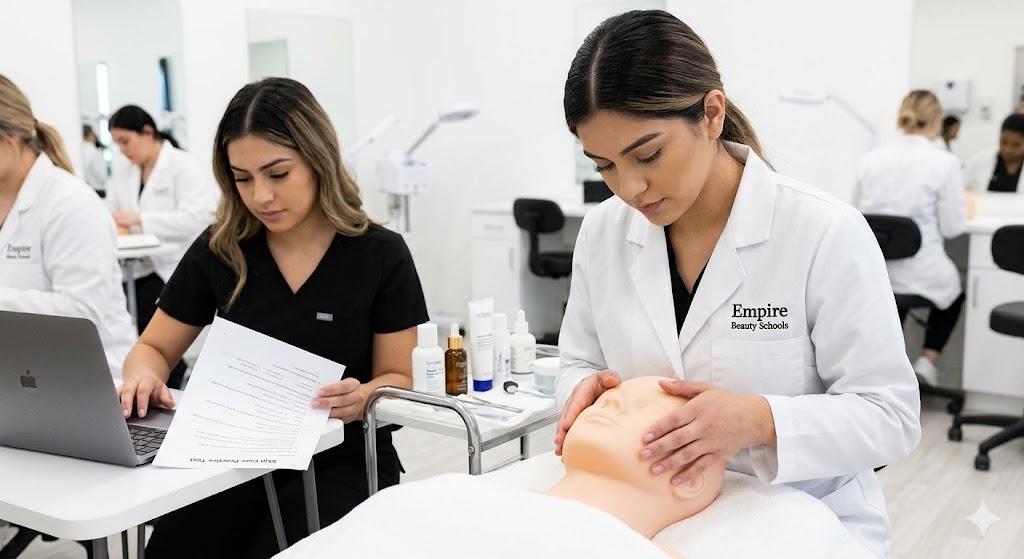 Empire Beauty Schools Skin Care Practice Test Banner
