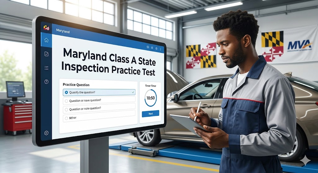 Maryland State Inspection Class A Practice Test Banner
