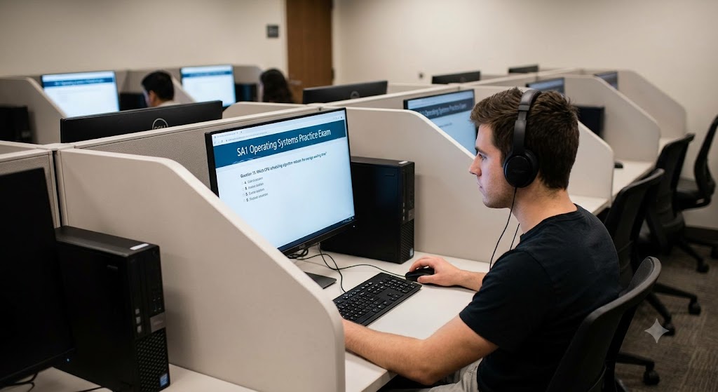 SA1 Operating Systems Lecture Practice Test Banner