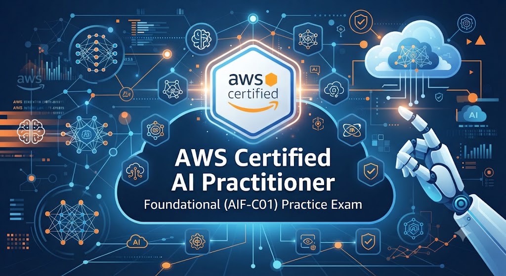 AWS Certified AI Practitioner – Foundational (AIF‑C01) Practice Test Banner