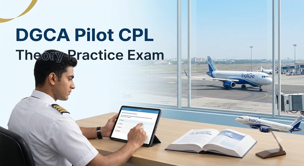 DGCA Pilot Practice Test & Exam Prep | India Banner