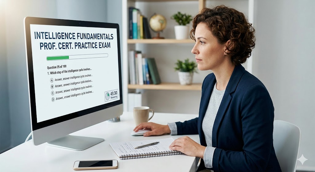 Intelligence Fundamentals Professional Certification Practice Exam Banner