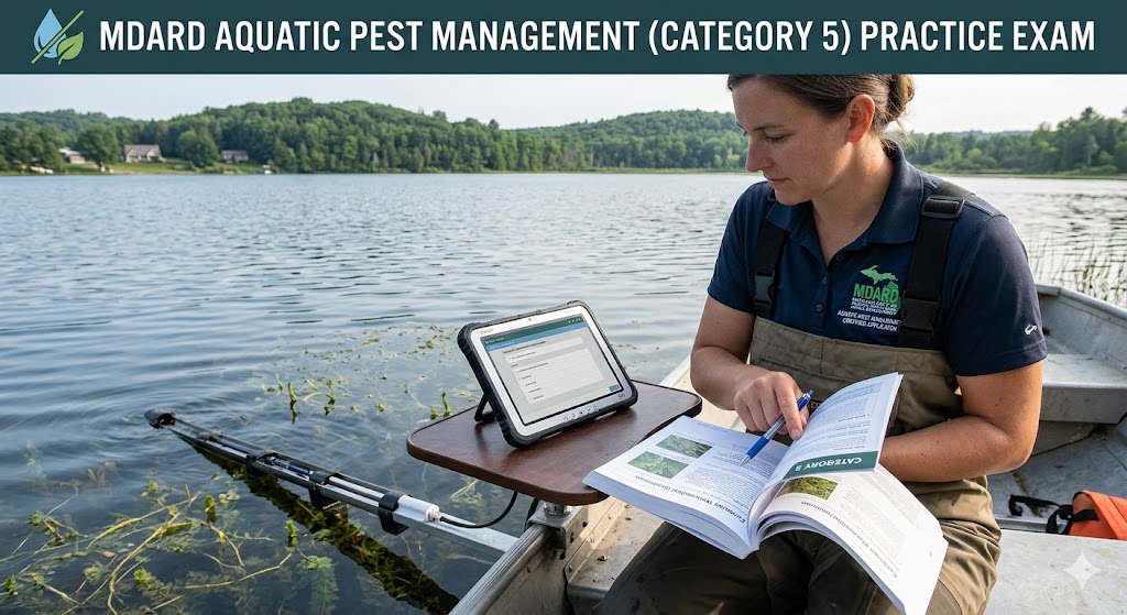 MDARD Aquatic Pest Management (Category 5) Practice Banner