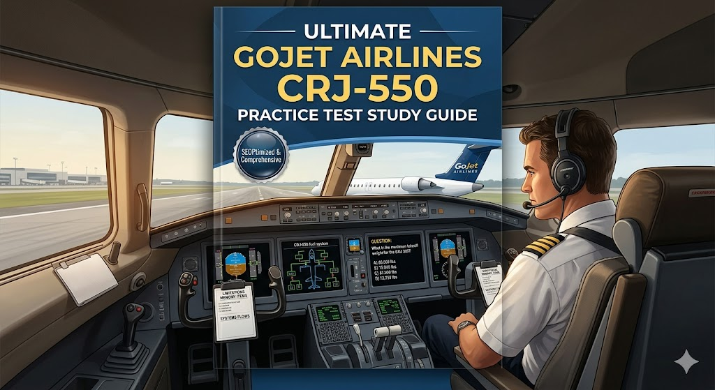 GoJet Airlines CRJ-550 Practice Test Banner