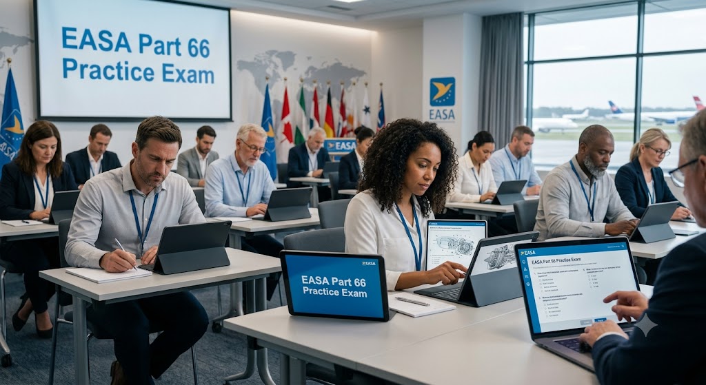 EASA Part 66 Practice Test & Exam Prep Banner