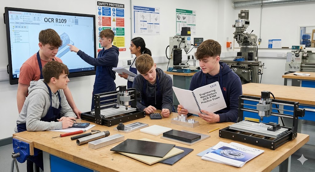 Engineering Manufacture OCR R109 Practice Test Banner