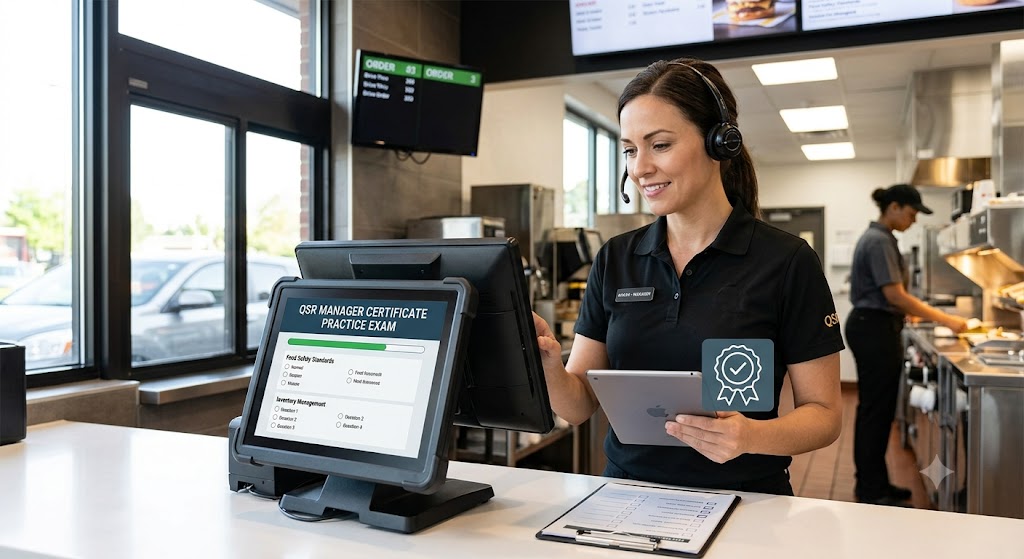Quick Serve Restaurant Management Practice Test Banner