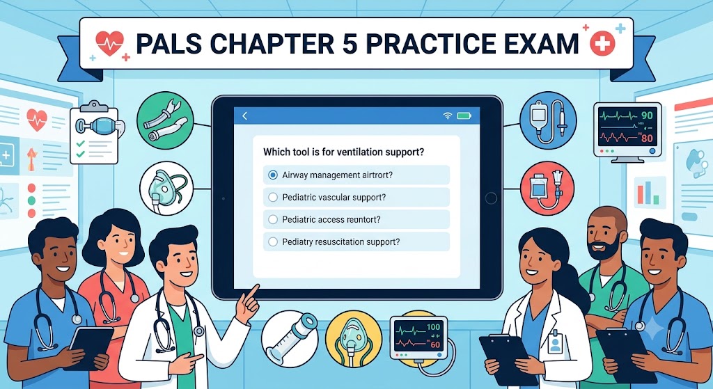 PALS Chapter 5: Resuscitation Tools Practice Test Banner