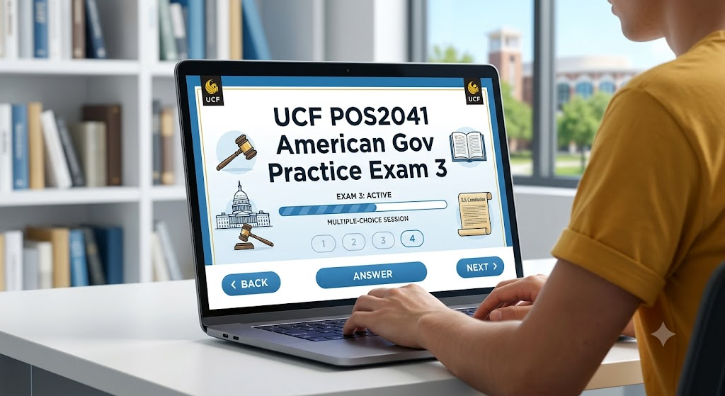 University of Central Florida (UCF) POS2041 American National Government Practice Exam 3 Banner