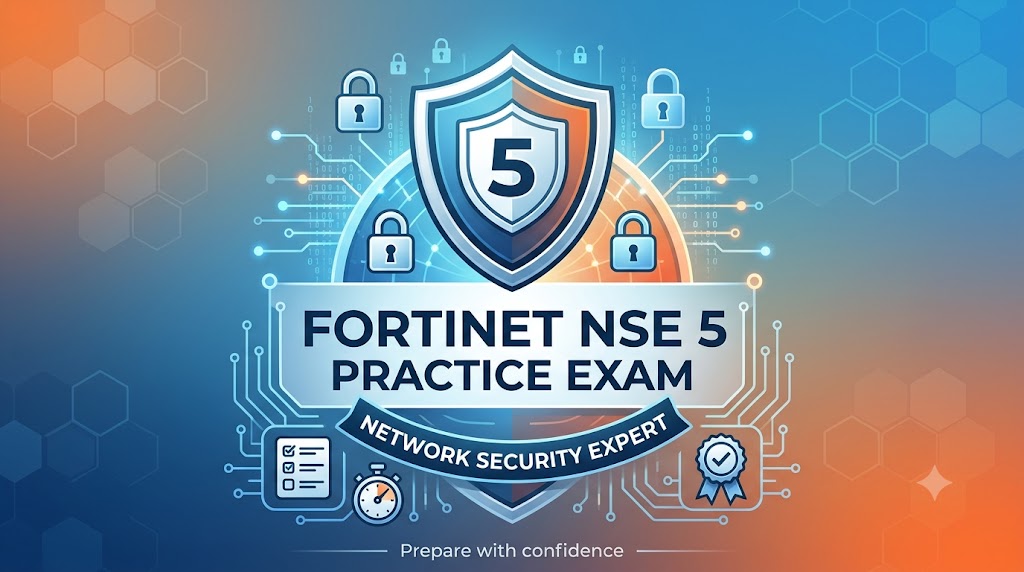 Fortinet Network Security Expert (NSE) 5 Practice Exam Banner