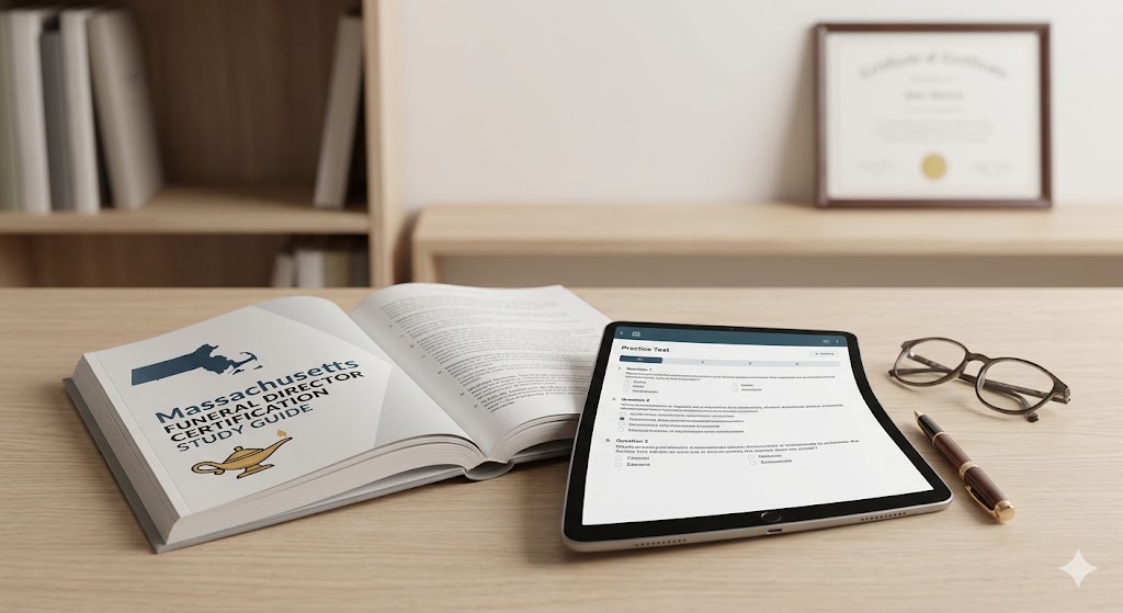 Massachusetts Funeral Director Practice Exam Banner