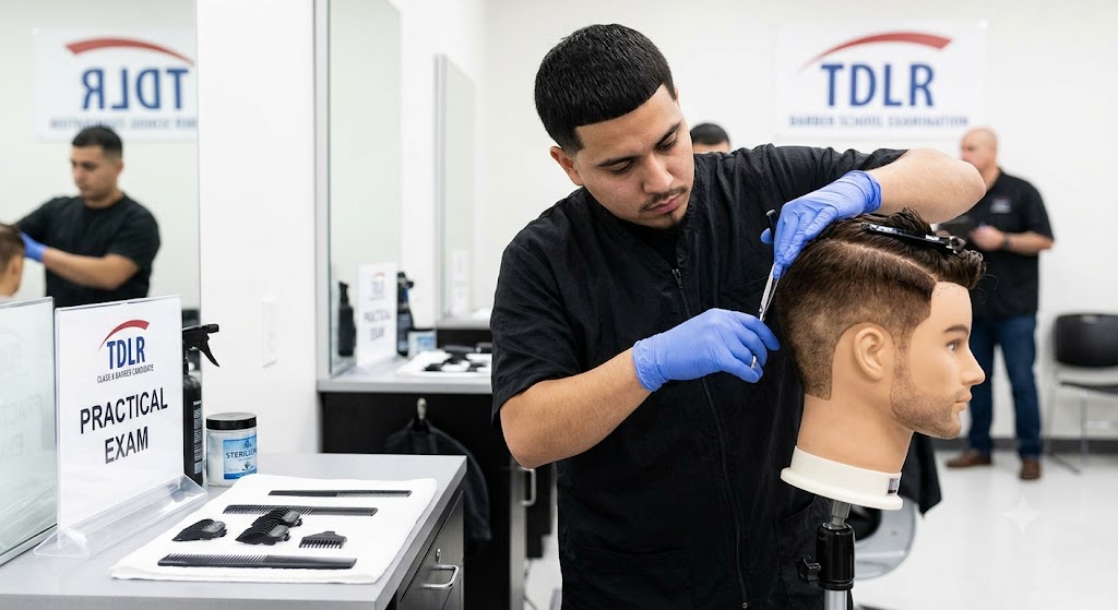 TDLR Class A Barber Practice Exam Banner