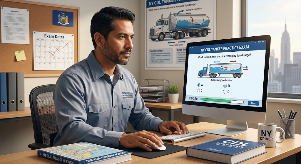 New York CDL Tanker Practice Test Banner