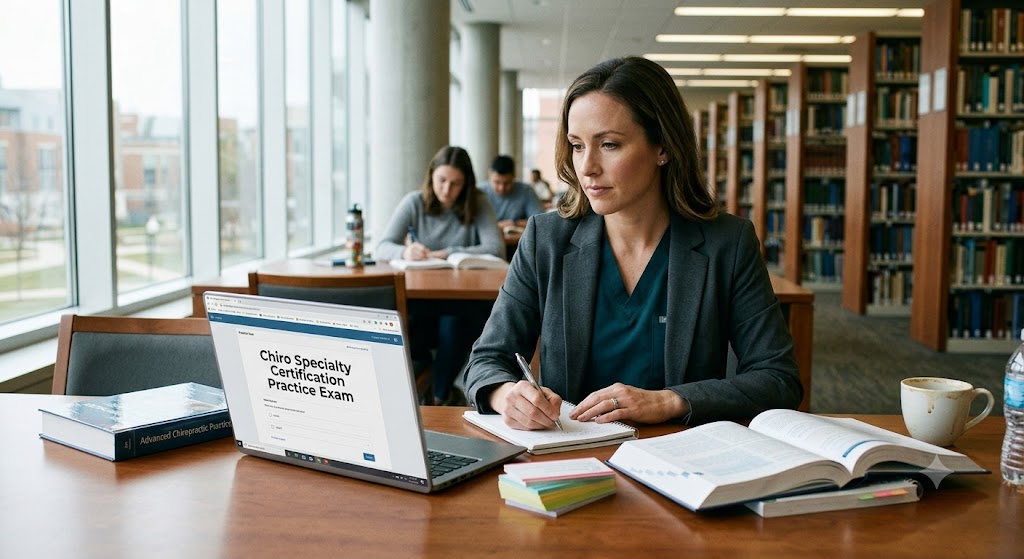 Chiro Specialty Practice Test & Exam Prep Banner