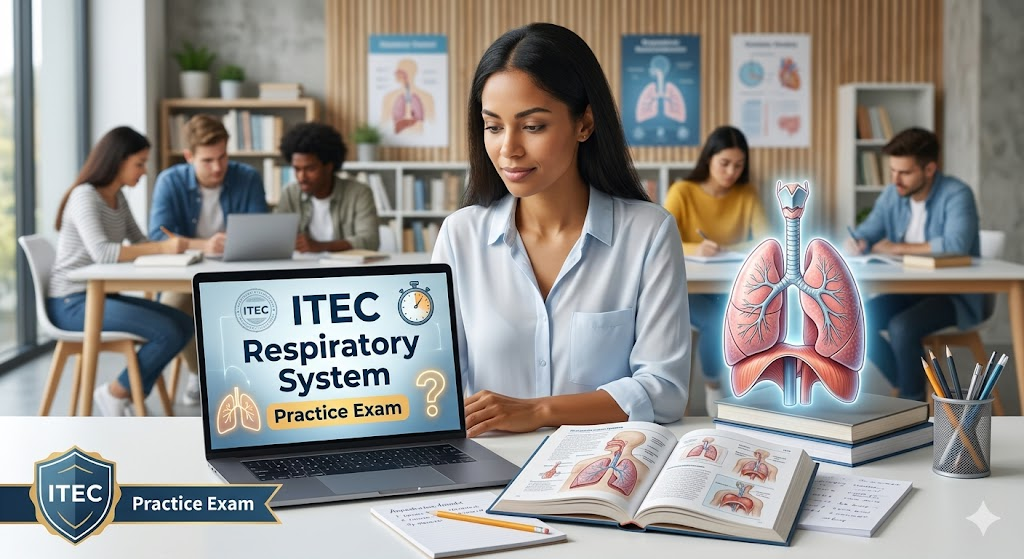 ITEC Respiratory System Practice Exam Banner