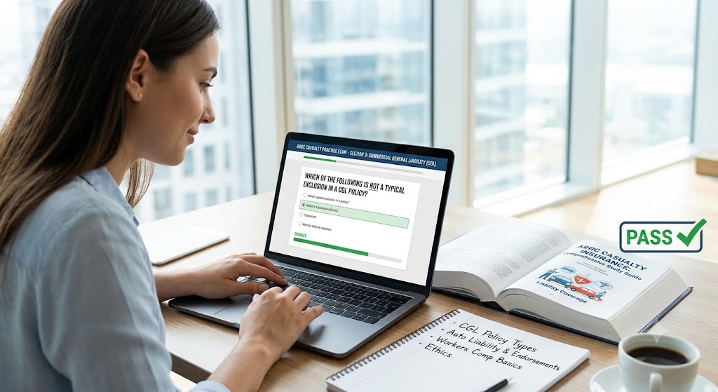 Agent/Broker Review Company (ABRC) Casualty Practice Exam Banner