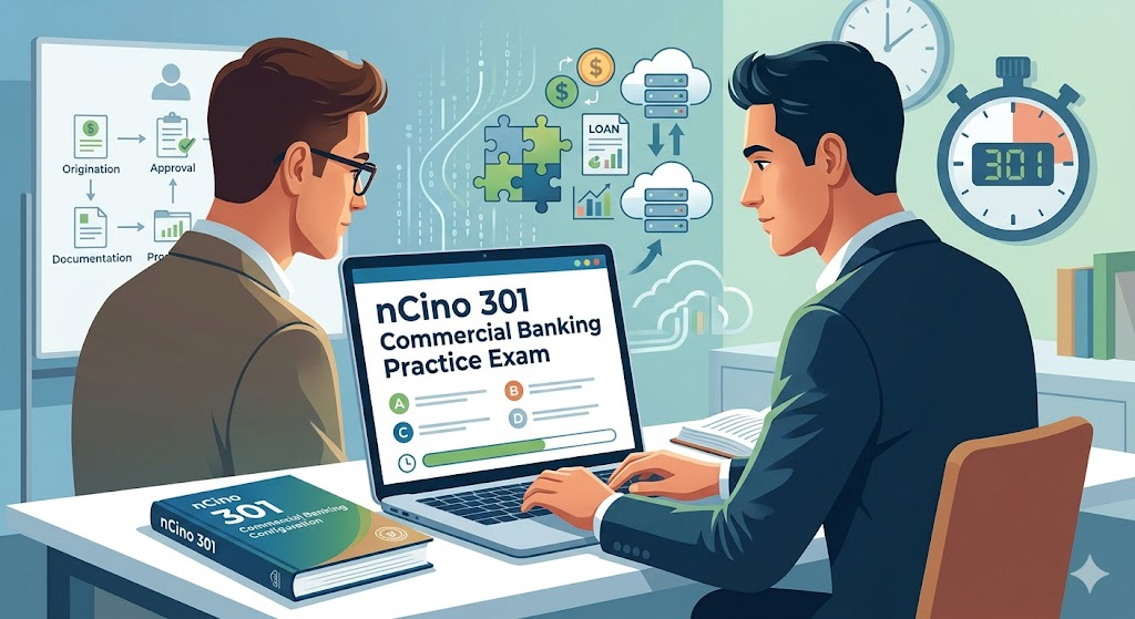 nCino 301 Commercial Banking Configuration Practice Exam Banner