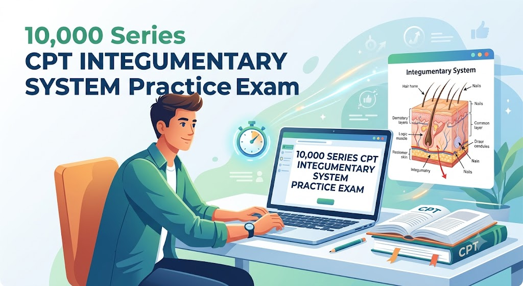 10,000 Series CPT Integumentary System Practice Test 2026 Banner