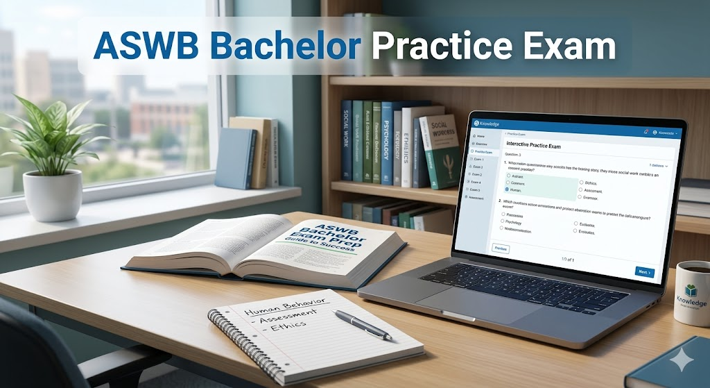 Association of Social Work Boards Bachelor (ASWB) Practice Exam Banner