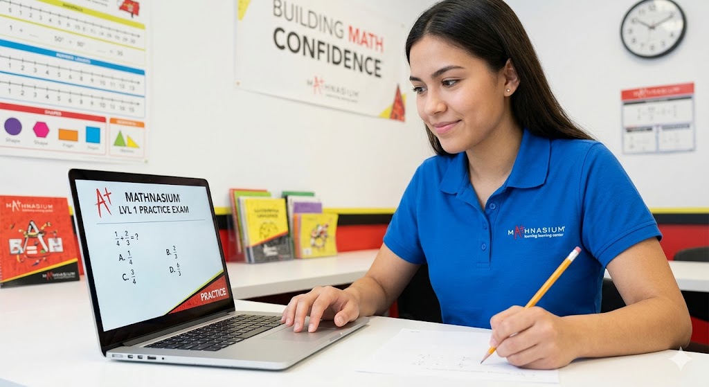 Mathnasium Lvl 1 New Hire Training Practice Test Banner