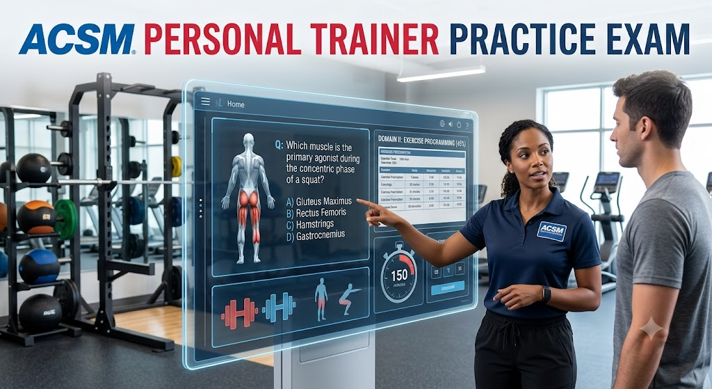 ACSM Personal Trainer Certification Practice Exam Banner