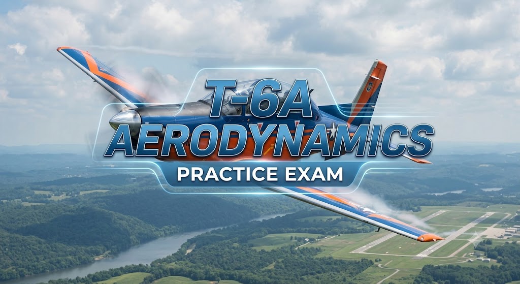 T-6A Aerodynamics Practice Exam Banner
