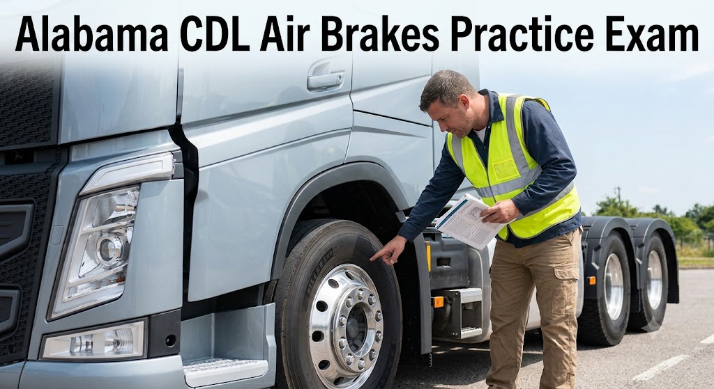 Alabama CDL Air Brakes Practice Test Banner