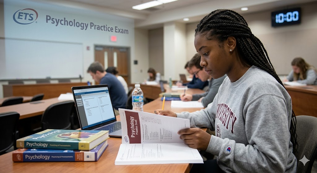 ETS Psychology Practice Test Banner
