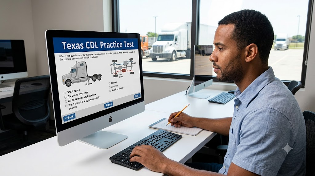 Texas CDL Practice Test Banner