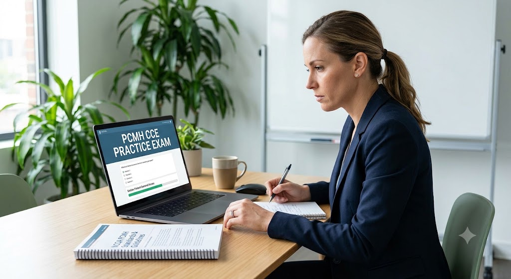 PCMH Certified Content Expert (CCE) Practice Exam Banner