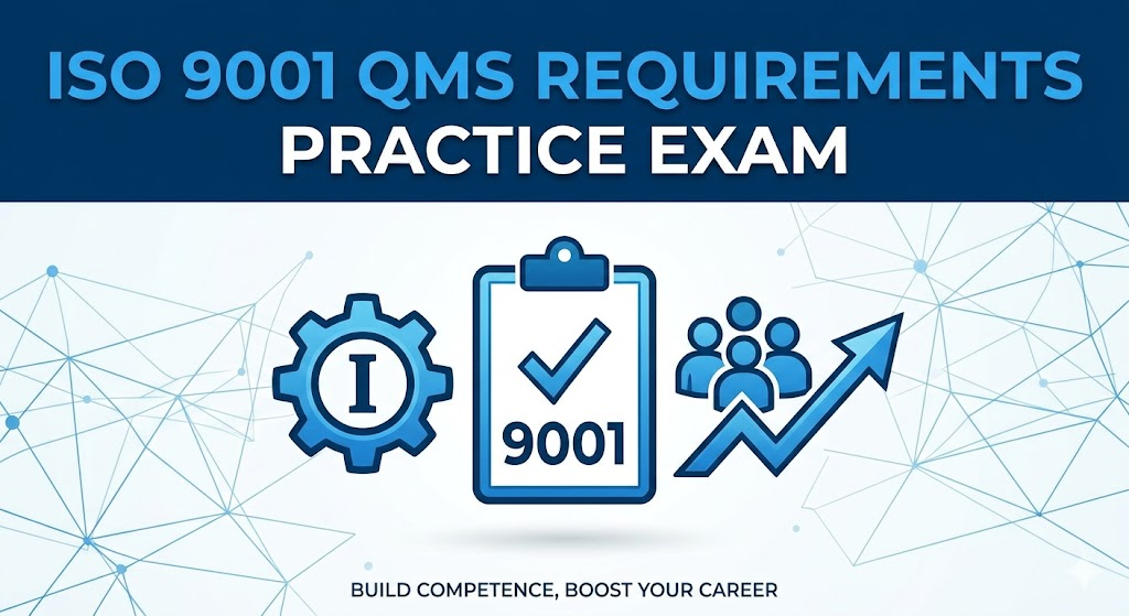 ISO 9001: Quality Management Systems (QMS) Requirements Practice Test Banner