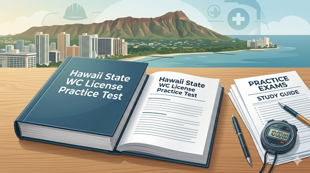 Hawaii State Workers Compensation (WC) License Practice Test Banner