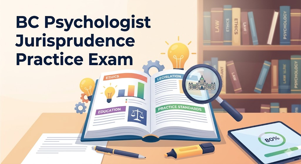 British Columbia Psychologist Jurisprudence Practice exam Banner