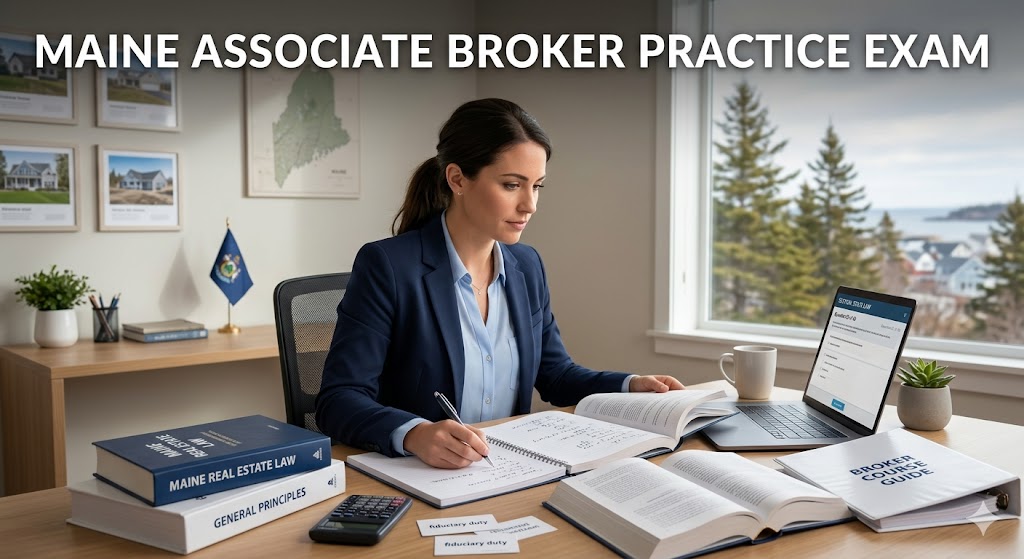 Maine TRELG Associate Broker Practice Test Banner